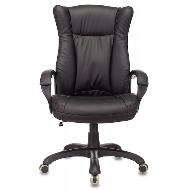 Кресло руководителя Бюрократ CH-879N черный эко.кожа крестов. пластик