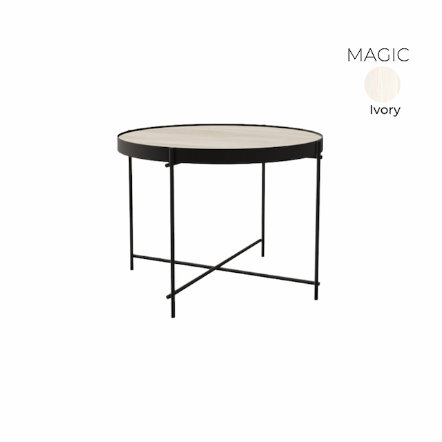 Стол журнальный круглый Алсав 21MAGIC.006 Ivory