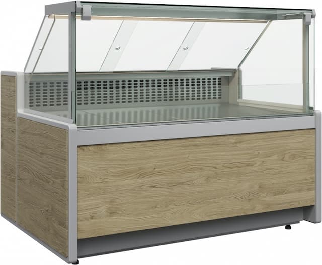 Витрина морозильная, газлифт Carboma BAVARIA 3 GC111 SL 1,25-1 без боковин (Мариель)