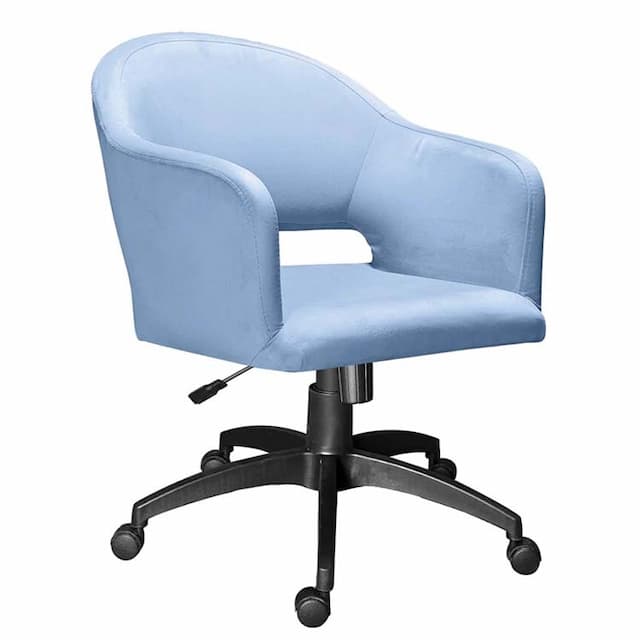 Кресло Мирэй Комфорт PL голубой пиастра, ТГ, VELUTTO и экокожа OREGON