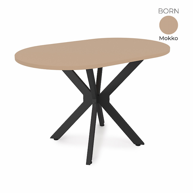 Стол обеденный овальный Алсав 21BORN-O.1200 Mokko