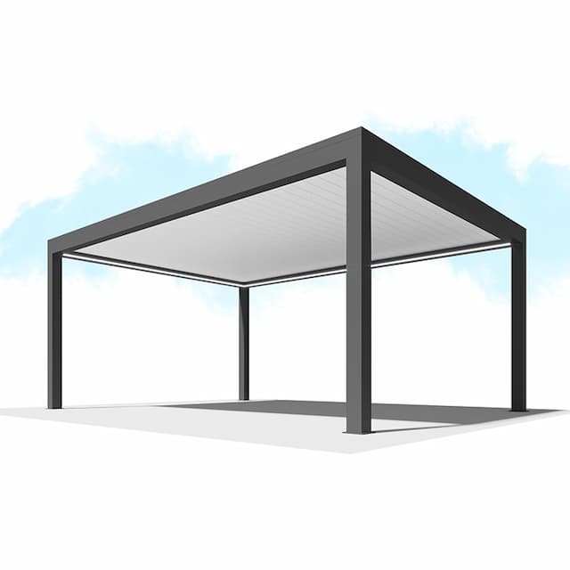 Пергола Сити-Форм Pergola В500-25П Bioclimatic с поворотными ламелями ЛАМЕЛЬ 250 X 53 (4,0х3,5) 1 модуль