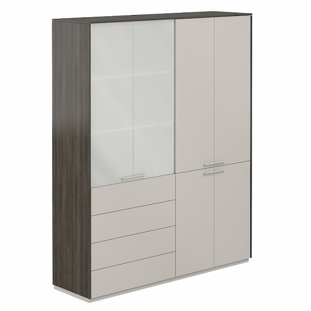 Шкаф высокий комбинированный Norden Атлас NZ-0321+NZ-0332.BT.GS