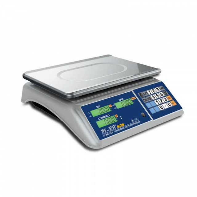 Торговые настольные весы MERTECH M-ER 223 AC-15.2 "Mary" LCD